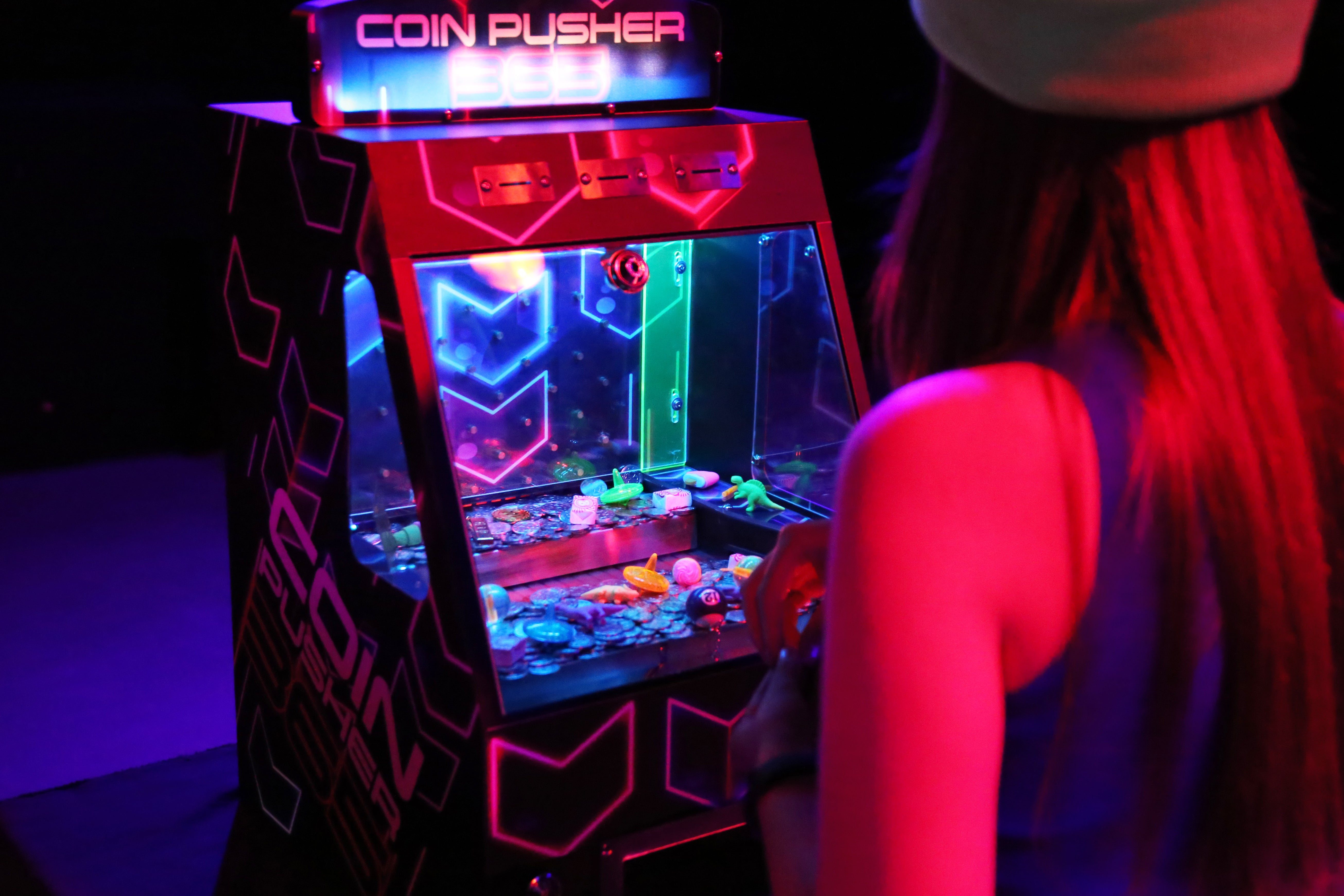 Coin Pusher 365 Tabletop Arcade Game by Arcadro